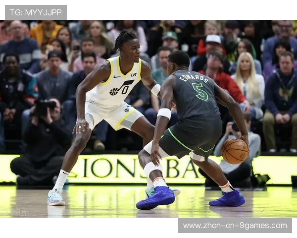 爵士主场迎战森林狼，马尔卡宁缺阵难阻爱德华兹冲击